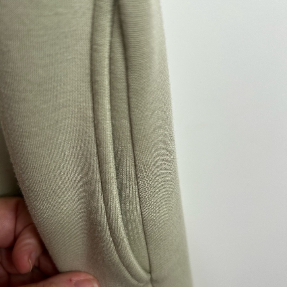 Elie Tahari Women’s L Drawstring Knee Length Dress Pockets Olive 4541 - Picture 8 of 11